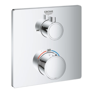 GROHE Thermostatic Bath Tub Mixer for 2 Outlets with Integrated Diverter Valve Ahmedabad