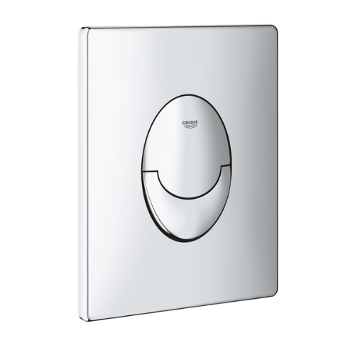 GROHE Oval Dual Flush Plate Chrome Finish for Concealed Cistern Ahmedabad
